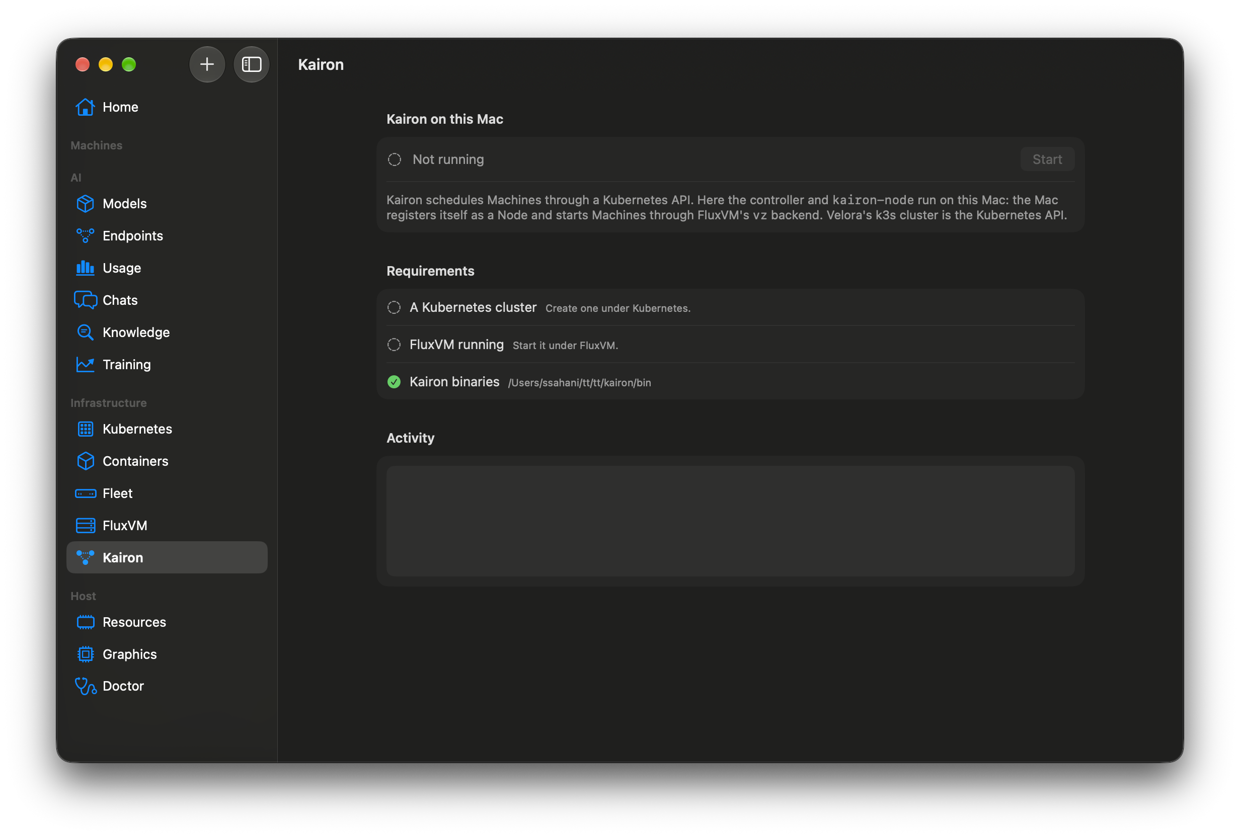 Kairon: this Mac as a Kubernetes Node