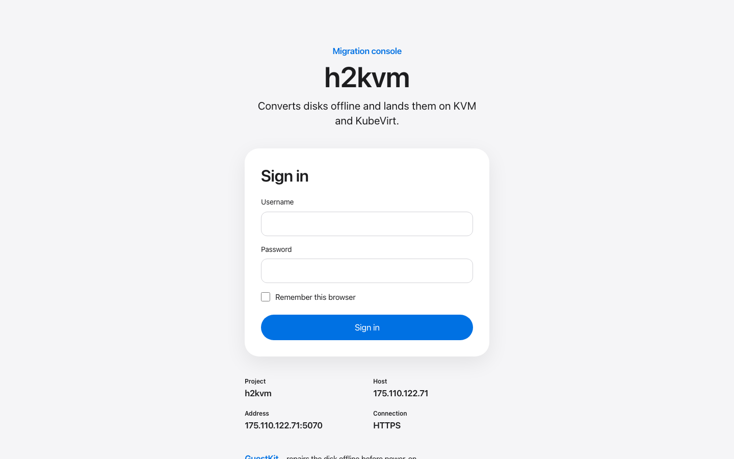 h2kweb login